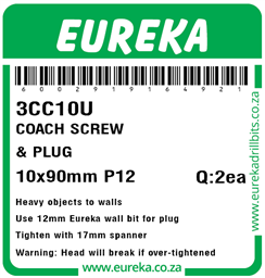 3CC10 - Coach Screw & Plug -3CC10_Label_T